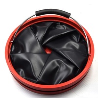 12L Collapsible Folding Water Bucket For Outdoor Boating Camping Fishing Car Washing
