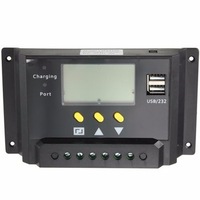 12V 24V Pwm Solar Panel Regulator Charge Controller Usb Charge Port