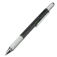 2 Pcs Metal Multitool Pen Handy Screwdriver Ruler Spirit Level