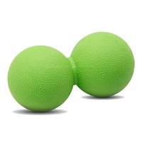 2 Pcs Silicone Elastic Fitness Massage Ball Yaga Ball(Green)