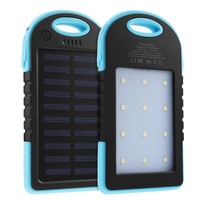 2Pcs 40000Mah Solar Powered System Charger Usb Battery Charger Case For Camping Outdoor