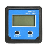 4 X 90�� Digital Lcd Level Box Inclinometer Angle Ruler Angle Finder Gauge Protractor Magnetic Base