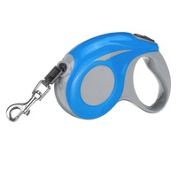 5M Dog Leash Automatic Retractable Extending Pet Collar Walking Blue