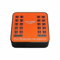 840 Rechargeable Lcd Dynamic Display 200W High Power Multi-Port 40 Ports Charging Station Usb Charger For 8 Pin