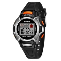 99329 Waterproof Luminous Sports Electronic Watch for Children(Black)
