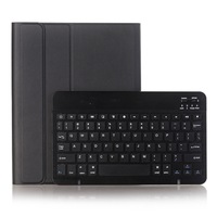 Bluetooth Keyboard Ultrathin Horizontal Flip Leather Case For Ipad Pro 10.5 Inch With Holder and Pen Groove (Black)