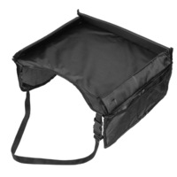 Child Car Rear Trunk Storage Net Waterproof Play Snack Tray Table Storage Rack Toys Infant Stroller Holder Black