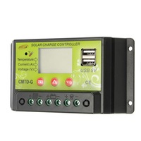 Cmtd-G2420 20A 12V/24V Solar Charge Controller With Lcd Display Intelligent Pwm Battery Regulator