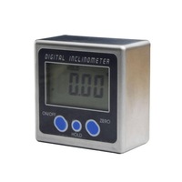 Digital Inclinometer Mini Bevel Box Angle Gauge Protractor Level Tool With Magnetic Base