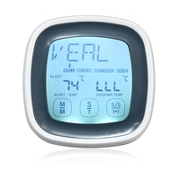 Digital Thermometer For Oven Digital Lcd Display Probe Food Timer Cooking Kitchen Bbq Meat Temperature