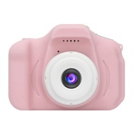 Kids Digital Video Camera Mini Rechargeable Children Shockproof 8Mp Hd Toddler Cameras Child Camcorder Pink