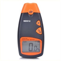 Md912 Wood Moisture Meter Hygrometer Timber Tree Density Digital Electrical Tester Temperature Self-Compensation 4 Tree Species Corrections Data Hold