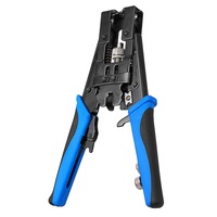 Profession Crimp Tool Kit Rg59/58/6 Coax Compression Crimping Connectors Bnc/Rca/F