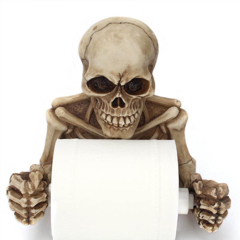 mydeal.com.au | Skull Paper Roll Holder Wall Mount Toilet