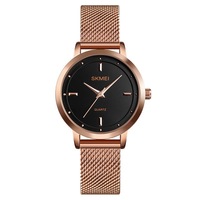 Stainless Steel Strap Casual Style Waterproof Fashion Women Wristwatches Quartz Watch