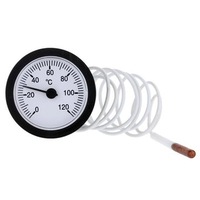 Ts-W53 0-120 Centigrade Dial Thermometer Capillary Water Liquid Temperature Gauge With 1.5M Sensor