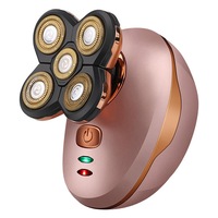 Wet and Dry 5 Heads Electric Shaver Waterproof Bald Skull Razor Mens Hair Trimmer Clipper Usb Rechargeable