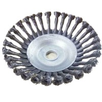 200mm Cone Knotted Wire Grass Trimmer Cutter Head Lawn Mower Weeding Tray