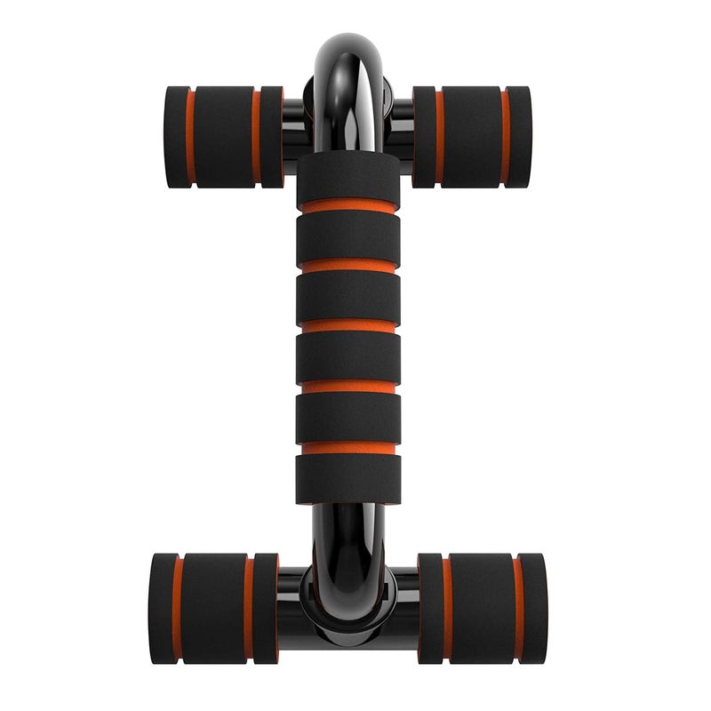 Fitness Exercise Gym Bars Push Up Equipment - Orange