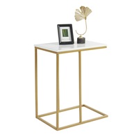 Marble Gold C Shape Coffee Table