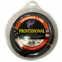 Commercial trimmer line ellispe twist 2.4MM X 1LB black 120M