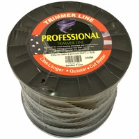 Commercial trimmer line 	ellispe twist 2.4MM X 3LB black 350M