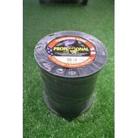 Commercial trimmer line ellispe twist 2.4MM X 4LB black 450M