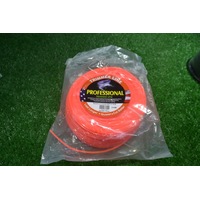 Commercial trimmer line ellispe twist 2.7MM X 3LB black 210M