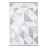 Annaba Monochrome Modern Non Slip Rug