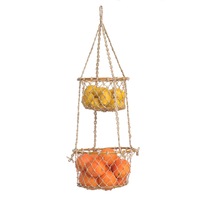 Prairie - 2 Tier Hanging Macrame Basket