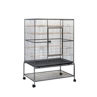 YES4PETS 140 cm Large Bird Cage Parrot Budgie Aviary With Stand