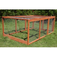 YES4PETS Large Chicken Coop Run Guinea Pig Cage Villa Extension Rabbit Hutch House Pen