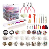 1960pce Jewellery Making Craft Kit Necklaces, Bracelets, Earrings DIY Supplies Beads, Wire, Pendants