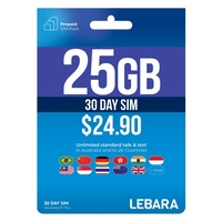 Lebara $24.90 (3 in 1 sim ) Starter Kit