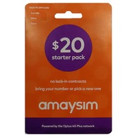 Prepaid Amaysim $20 Multi-fit SIM Pack