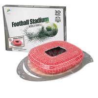 110pcs Allianz Arena 3D DIY Puzzle World Famous Football Stadium Jigsaw Model