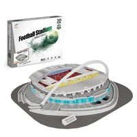 123pcs Wembley Stadium DIY Puzzle World Famous Football Stadium Jigsaw Model