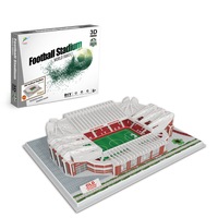 131pcs Old Trafford Stadium DIY Puzzle World Famous Football Stadium Jigsaw Model