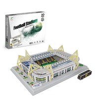 77pcs Signal Iduna Park DIY Puzzle World Famous Football Stadium Jigsaw Model