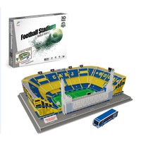83pcs Estadio Alberto J. Amando DIY Puzzle World Famous Football Stadium Jigsaw Model