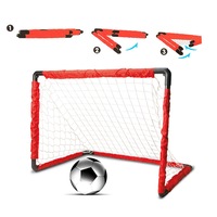 Foldable Kids Football Soccer Garden Goal Set Nets Ball Toys Indoor Outdoor Gift