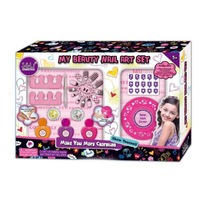 Girls Makeup Set My Beautiful Nail Art Set Eco-friendly Cosmetic Set Pretend Play Kit Princess Toy