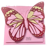 Kid Girls Makeup Set Butterfly Style Eco-friendly Cosmetic Pretend Play Kit Princess Toy
