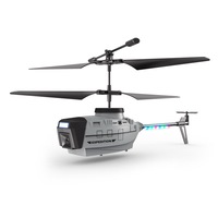 KY202 RC Grey Helicopter Drone 4K Dual Camera Obstacle Avoidance Air Gesture Intelligent Hover LED Light Toys Gifts for Boys (no camera)