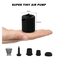 iDeer Life P01 Air pump White Tiny Pump Portable Air Pump USB Rechargeable (Black)