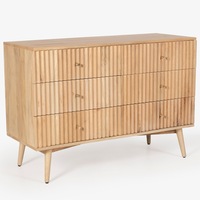 Chicory Storage Cabinet Buffet Chest of 6 Drawer Solid Mango Timber Wood