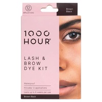 1000 Hour Eyelash & Brow Dye Kit Brown-Black