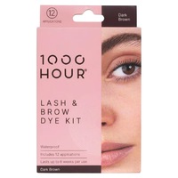 1000 Hour Eyelash & Brow Dye Kit Dark Brown
