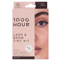 1000 Hour Plant Extract Eyelash & Brow Dye Kit Natural Dark Brown