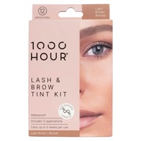 1000 Hour Plant Extract Eyelash & Brow Dye Kit Natural Light Brown